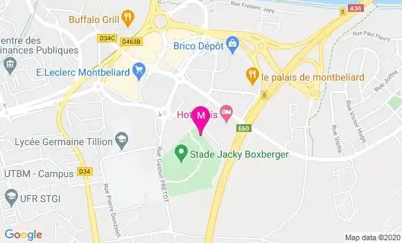 Localisation Dr Eric Thiery