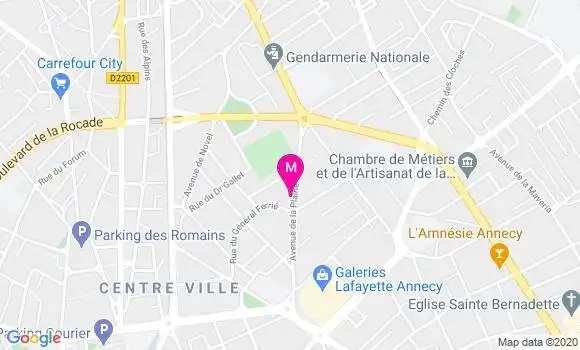 Localisation Dr Isabelle La Cour