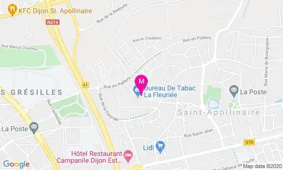Localisation Dr Jean Luc Baveux