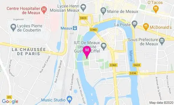Localisation Dr Catherine Guerin