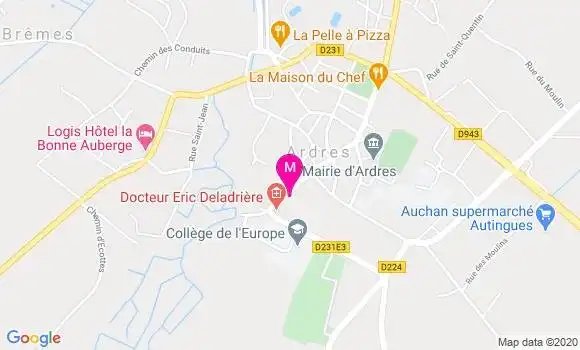 Localisation Dr Nicolas Lefebvre