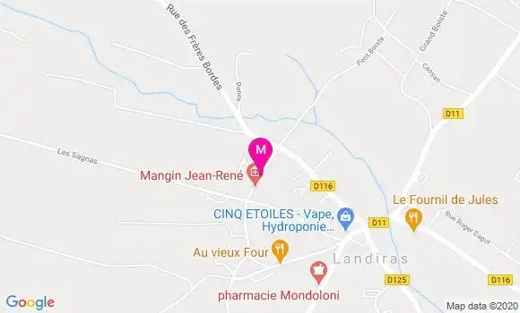 Localisation Dr Jean René Mangin