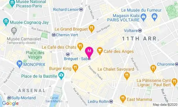 Localisation Dr Eric Peterman
