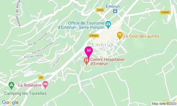 Localisation Dr Anne Paul Bedu