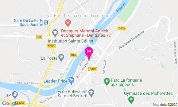 Localisation Dr Thierry Chouchena