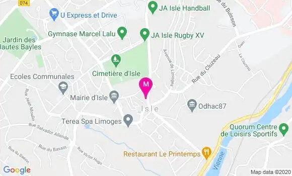 Localisation Dr Bruno Coquillaud