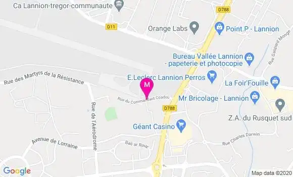 Localisation Dr Michel Toupin