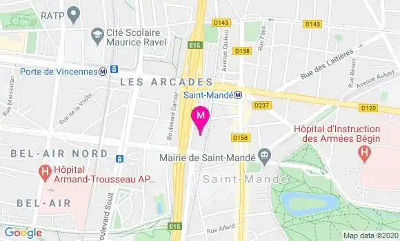 Localisation Dr Anne Mathieu Boue