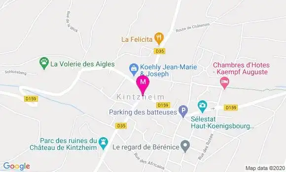 Localisation Dr François Bieth