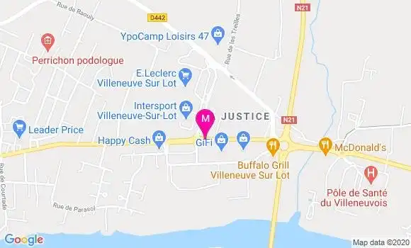Localisation Dr Isabelle Chossat
