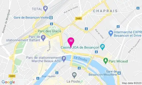 Localisation Dr Michel Franck