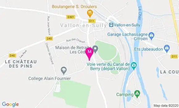 Localisation Dr Alain Brunie