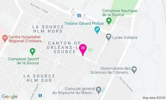 Localisation Dr Erick David