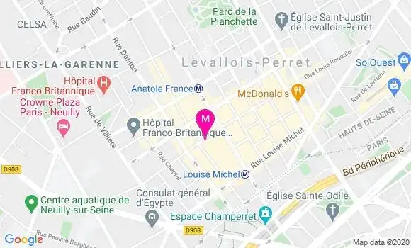 Localisation Dr Luc Denicourt