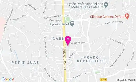 Localisation Dr Jean Michel Castillon