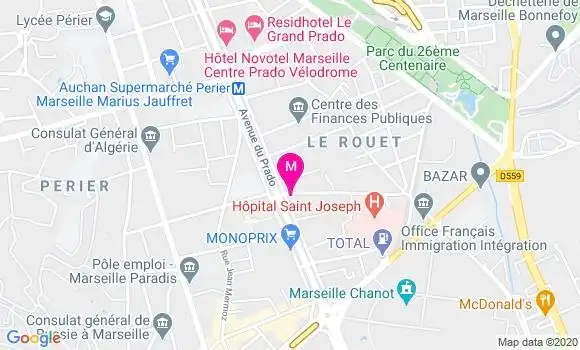 Localisation Dr Marc Bernardini