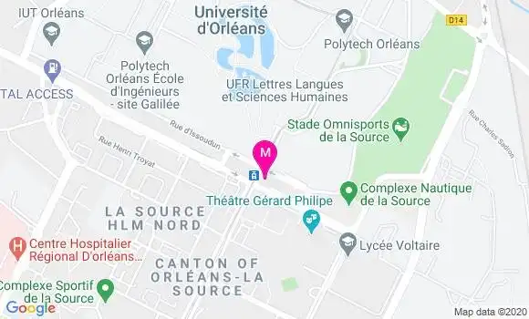 Localisation Dr Yves Pierre