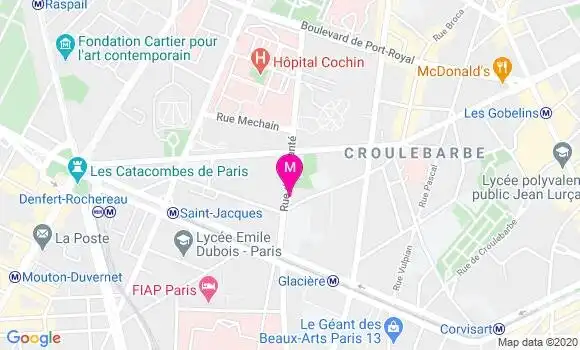 Localisation Dr Jean Luc Fieffé
