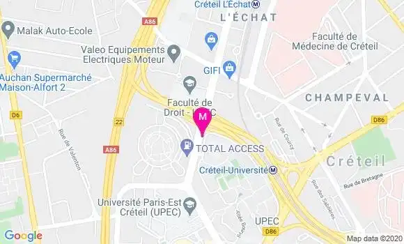 Localisation Dr Pierre Alexandre Chaze