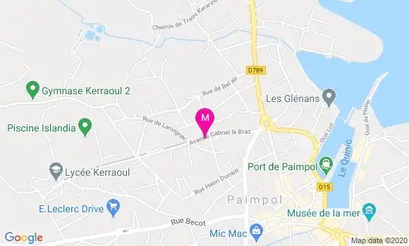 Localisation Dr Yannick Guivarc