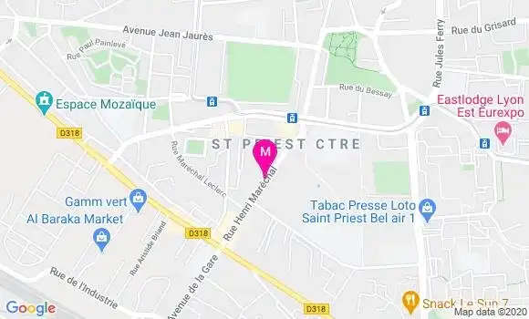 Localisation Dr Pierre Desseigne