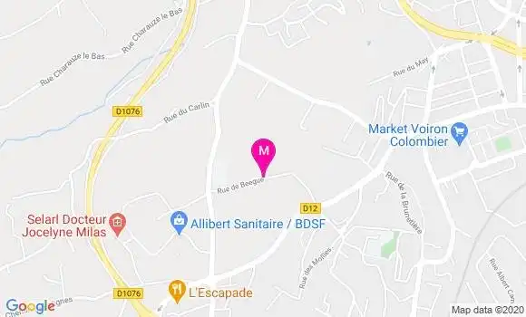 Localisation Dr Gérard Mick