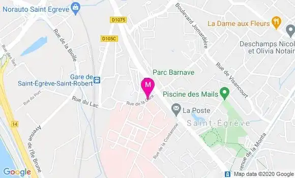 Localisation Dr Philippe Vittini