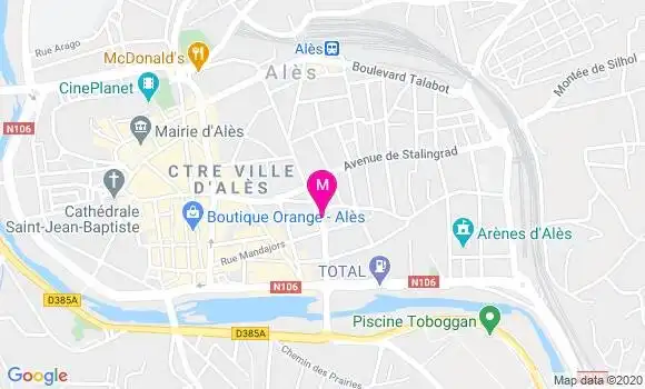 Localisation Dr Jacques Combecal