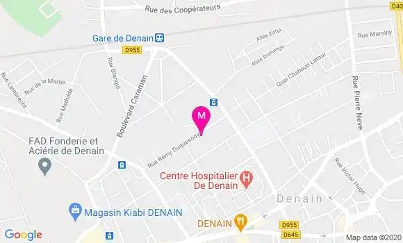 Localisation Dr Raymond Verzele