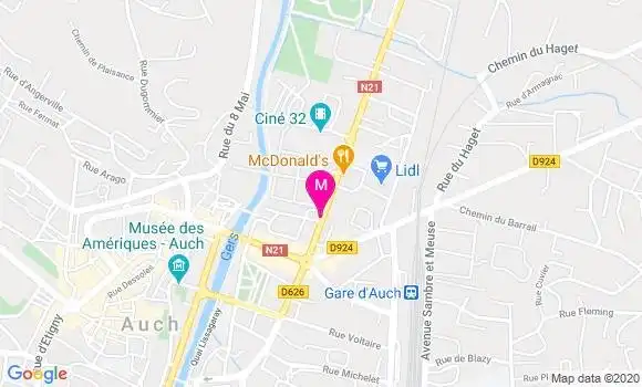 Localisation Dr Patrick Lachapele