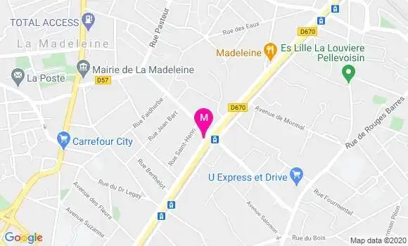 Localisation Dr Vincent Dubreu