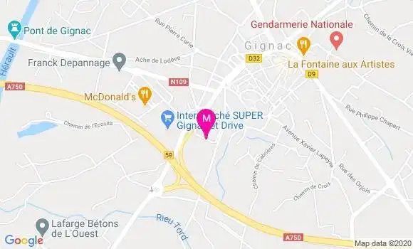 Localisation Dr Jean Yves Toudy