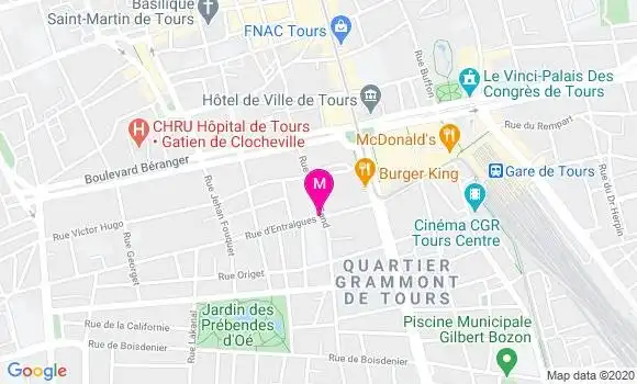 Localisation Dr Lucien Bio Toura
