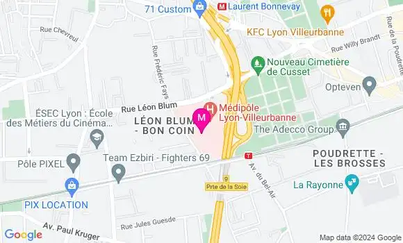 Localisation Dr Guillaume Ranchon