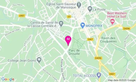 Localisation Dr Gérard Blandin