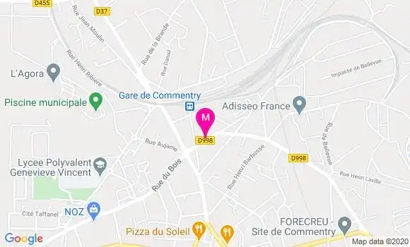 Localisation Dr Benoît Rebet
