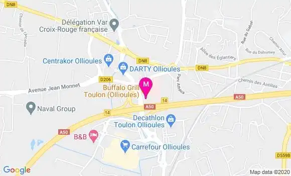 Localisation Dr Pierre Roquebert