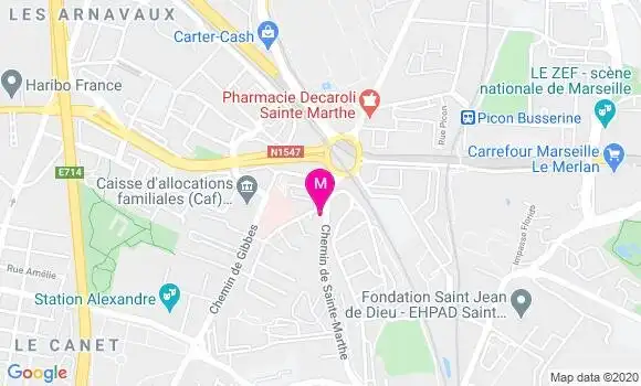 Localisation Dr Armand Bendayan