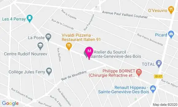 Localisation Dr Laurent Comte