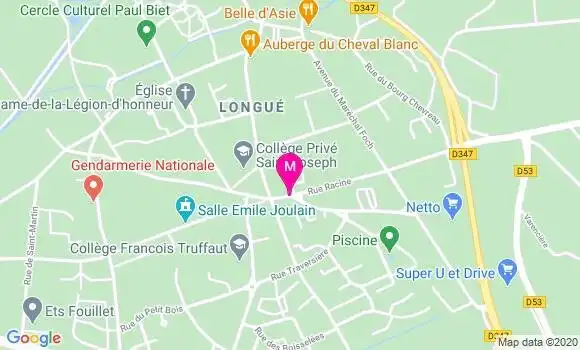 Localisation Dr Michel Jean