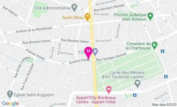 Localisation Dr Bertrand Merino