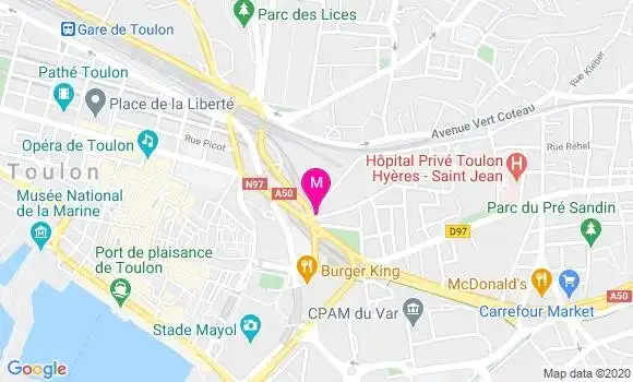 Localisation Dr Michel Bessieres