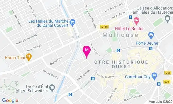 Localisation Dr Christophe Schohn