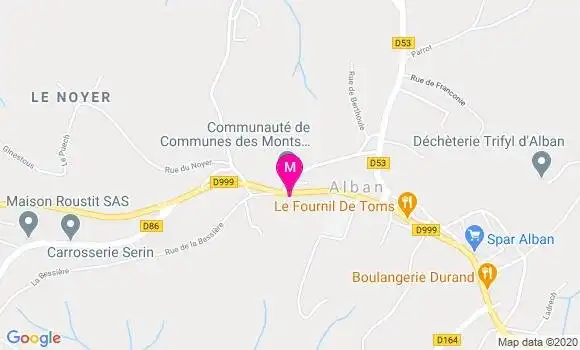 Localisation Dr Max Bardy
