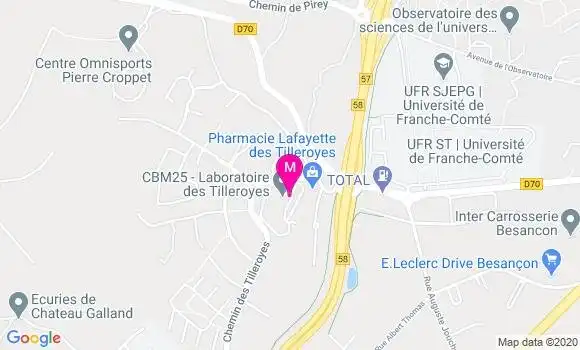 Localisation Dr Pascal Berthout
