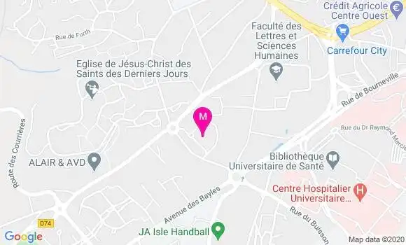 Localisation Dr Patrick Bassinet