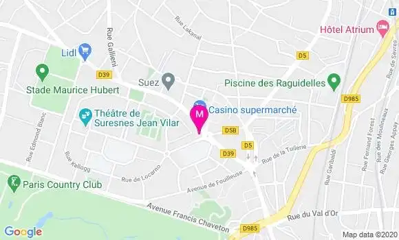 Localisation Dr Christophe Duthilleul