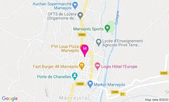 Localisation Dr Jean Claude Cayzac
