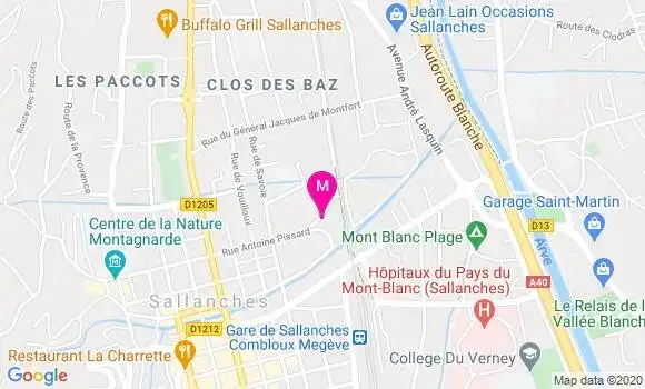 Localisation Dr Jean Claude Villard