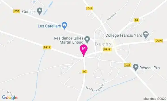 Localisation Dr Philippe Duret